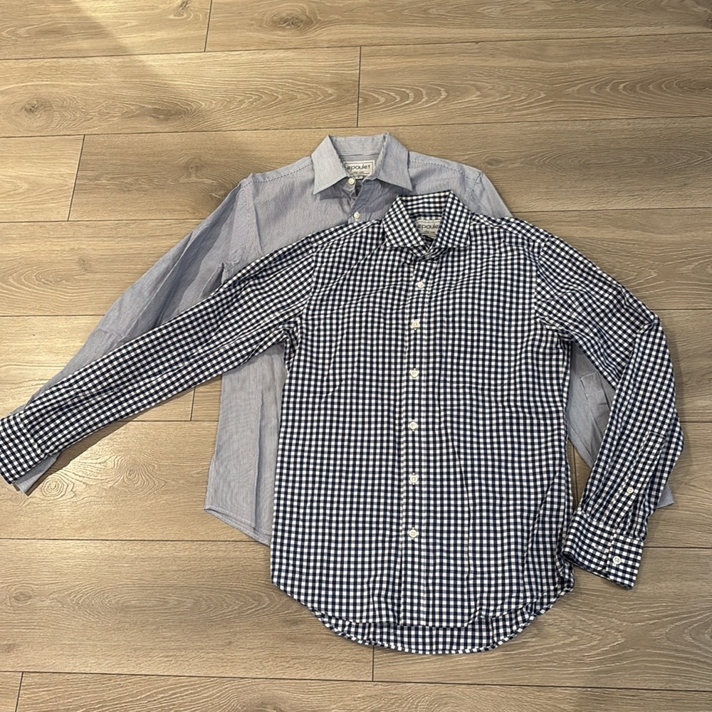 2 Epaulet Button Down Shirts - image 1